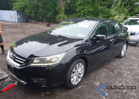 2015 Honda Accord Ex-L V-6 из США, поврежденный, VIN 1HGCR3F80FA016432